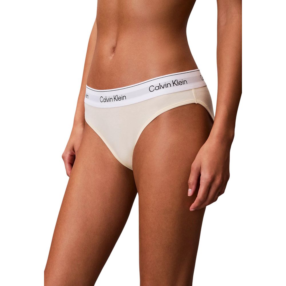 Calvin Klein Underwear Beige Cotton Pantie