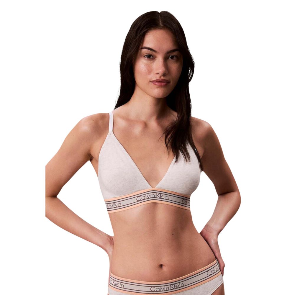 Calvin Klein Underwear Cream Cotton Bra