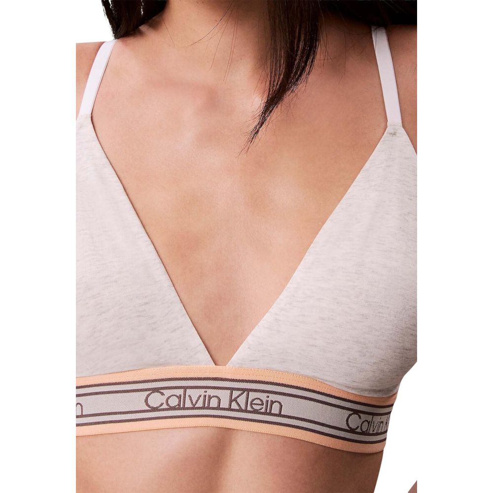 Calvin Klein Underwear Cream Cotton Bra