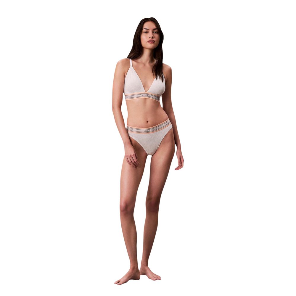 Calvin Klein Underwear Cream Cotton Bra