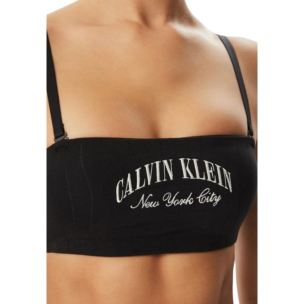 Calvin Klein Underwear Black Cotton Bra