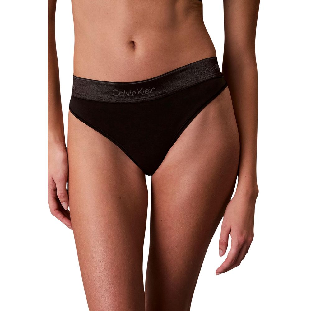 Calvin Klein Underwear Black Cotton Pantie