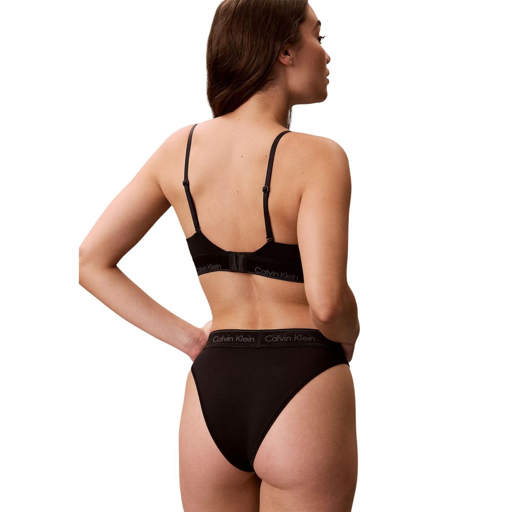 Calvin Klein Underwear Black Cotton Bra