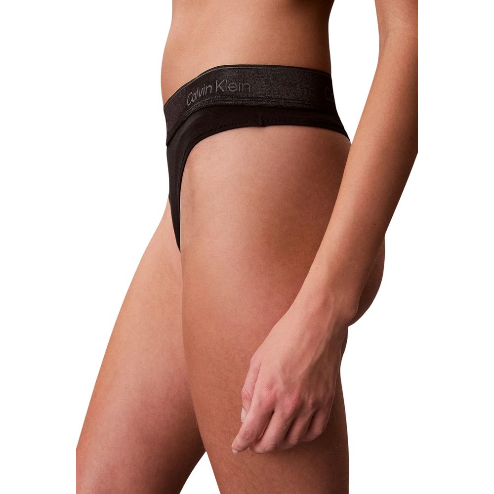 Calvin Klein Underwear Black Cotton Pantie