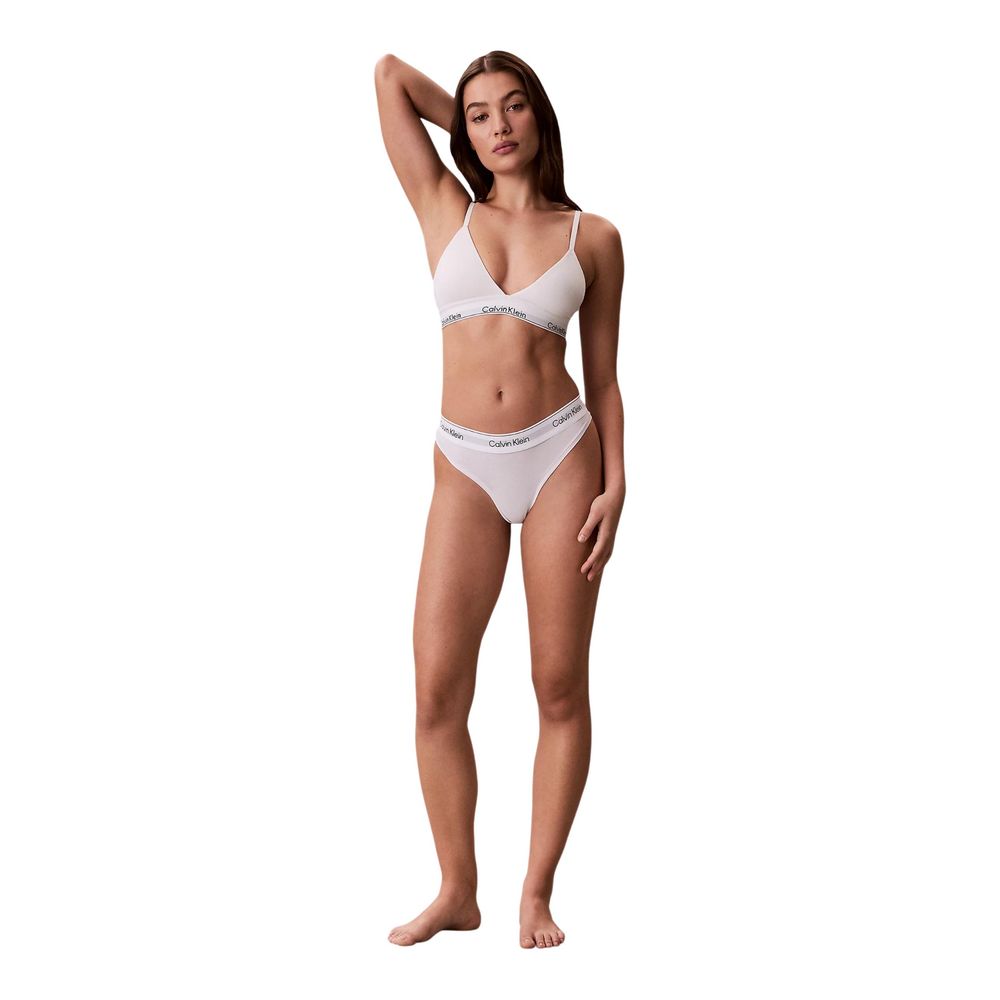 Calvin Klein Underwear White Cotton Pantie