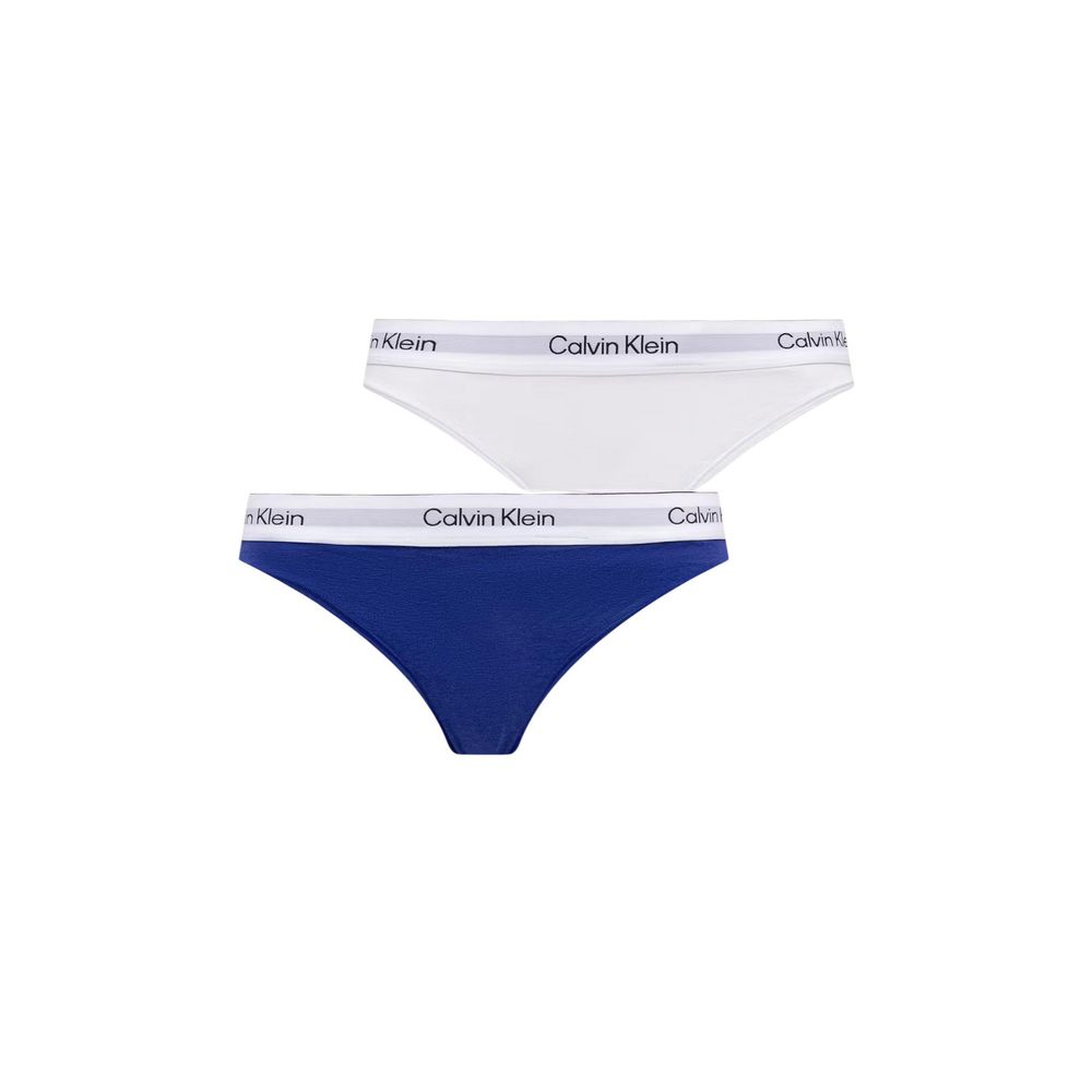 Calvin Klein Underwear Blue Cotton Pantie