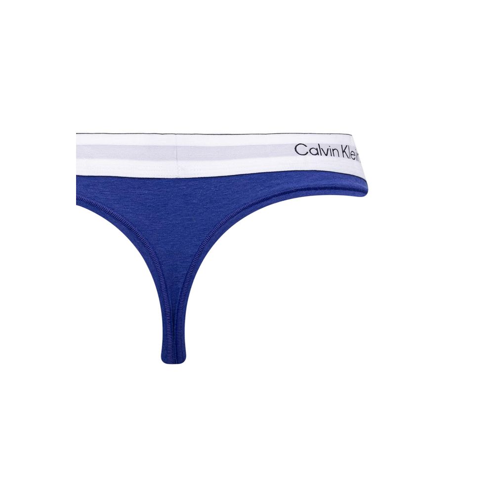 Calvin Klein Underwear Blue Cotton Pantie