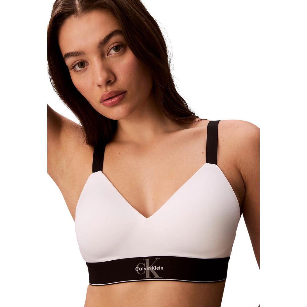 Calvin Klein Underwear White Recycled Bra