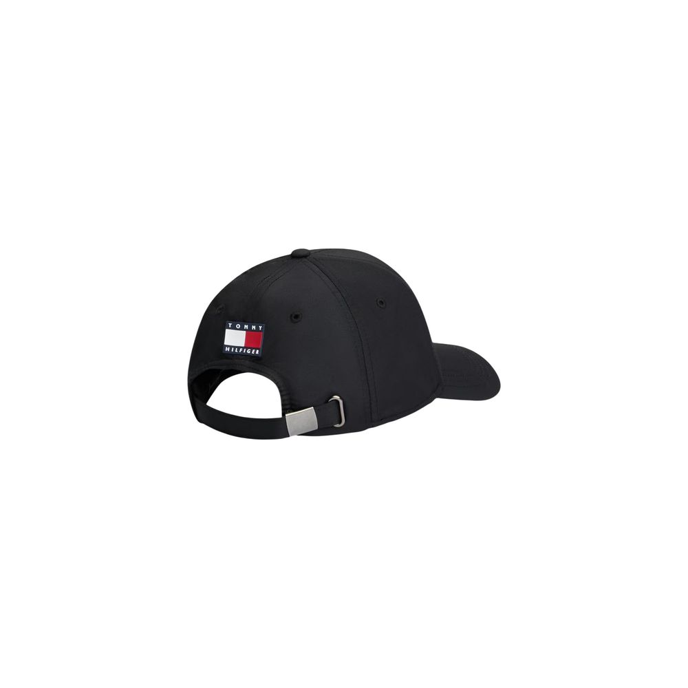 Tommy Hilfiger Black Recycled Cap (Baseball Hat)
