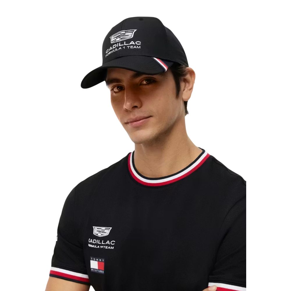 Tommy Hilfiger Black Recycled Cap (Baseball Hat)