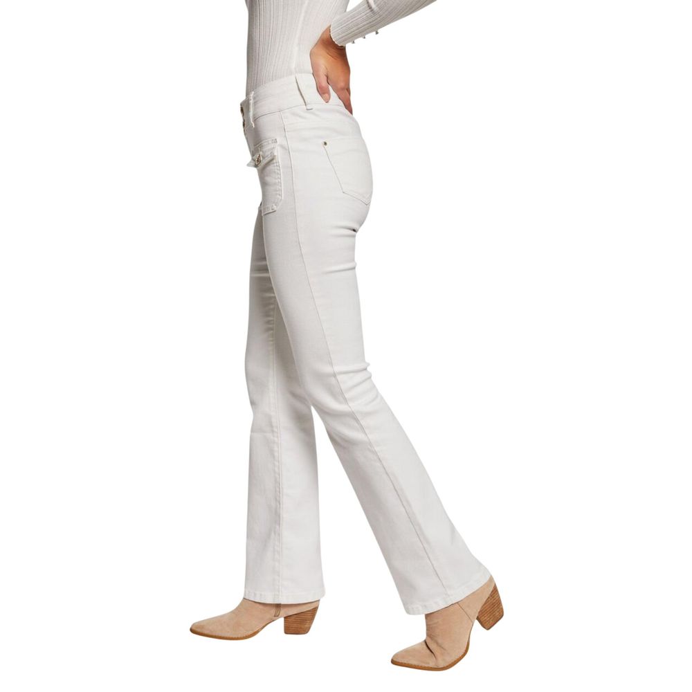 Morgan De Toi Beige Cotton Skinny Jeans