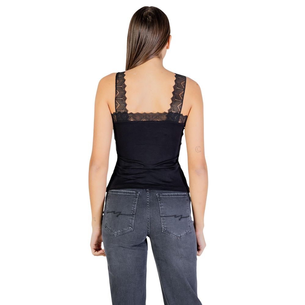Morgan De Toi Black Viscose Top
