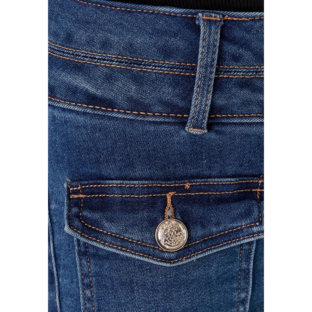Morgan De Toi Light Blue Cotton Bootcut Jeans