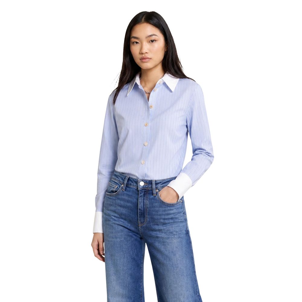 Morgan De Toi Blue Blouse