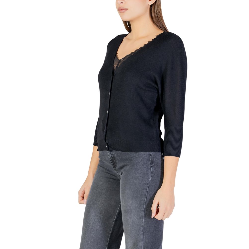 Morgan De Toi Black Cardigan