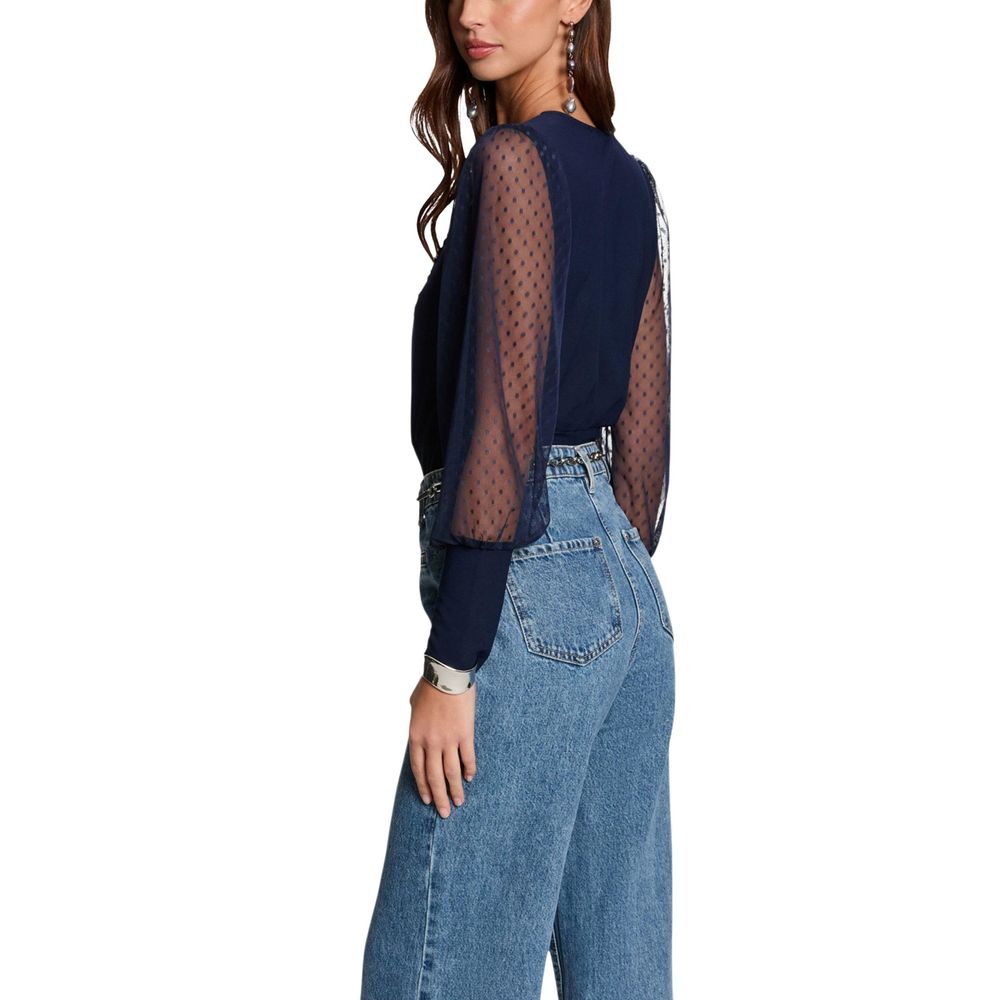 Morgan De Toi Blue Long Sleeve T-Shirt