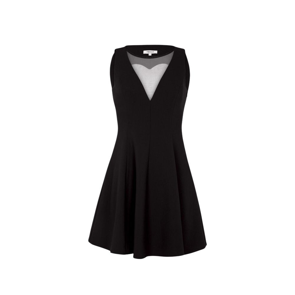 Morgan De Toi Black Midi Dress