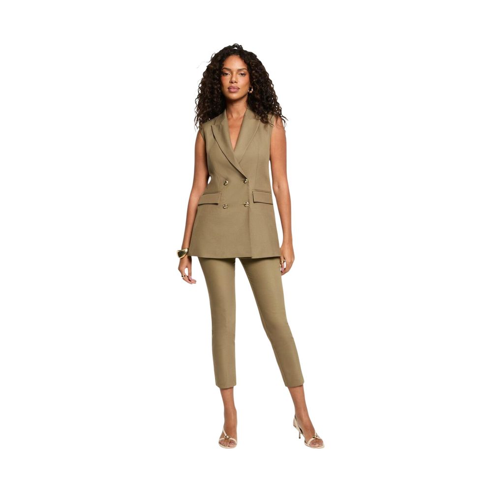 Morgan De Toi Green Recycled Waistcoat