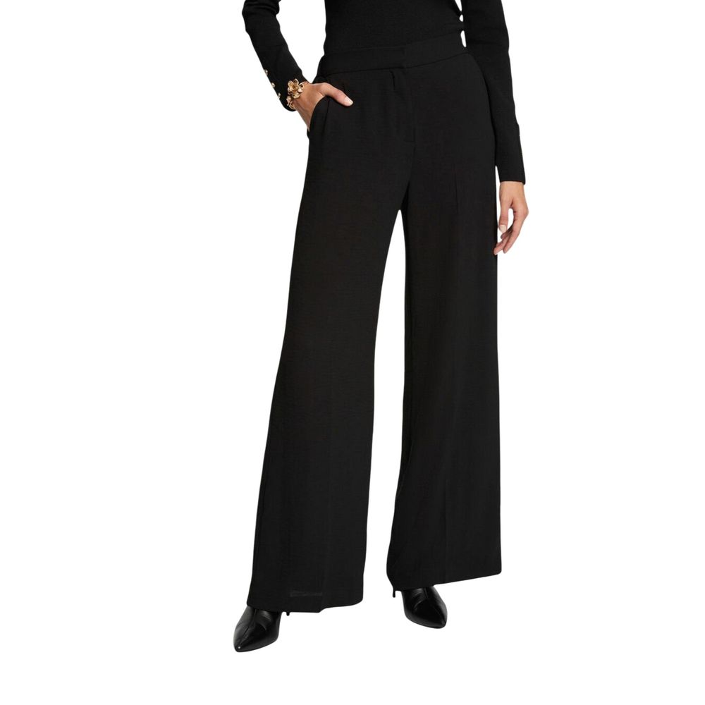 Morgan De Toi Black Casual Pants