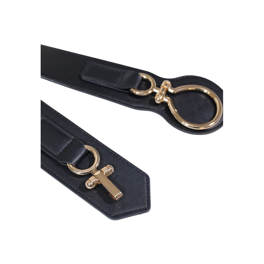 Morgan De Toi Black Polyethylene High-Waist Belt