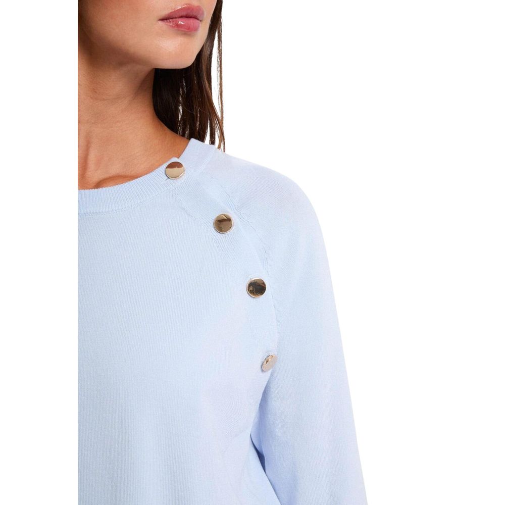 Morgan De Toi Blue Viscose Sweatshirt