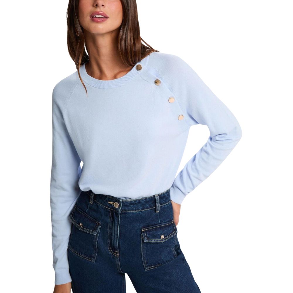 Morgan De Toi Blue Viscose Sweatshirt