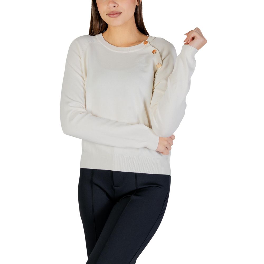 Morgan De Toi Beige Viscose Sweatshirt