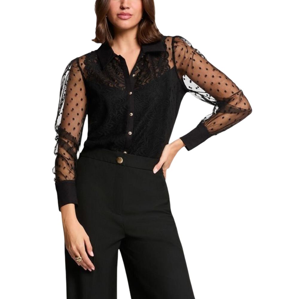 Morgan De Toi Black Sweater