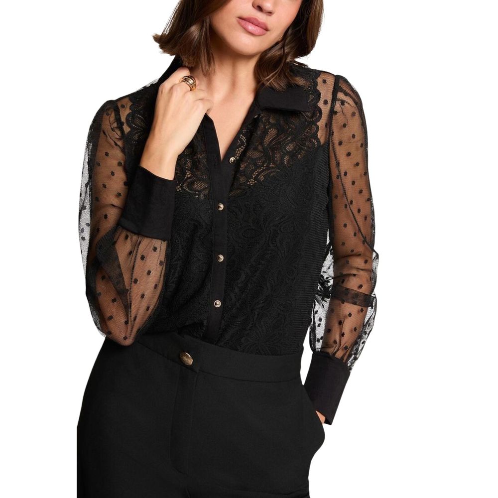 Morgan De Toi Black Sweater