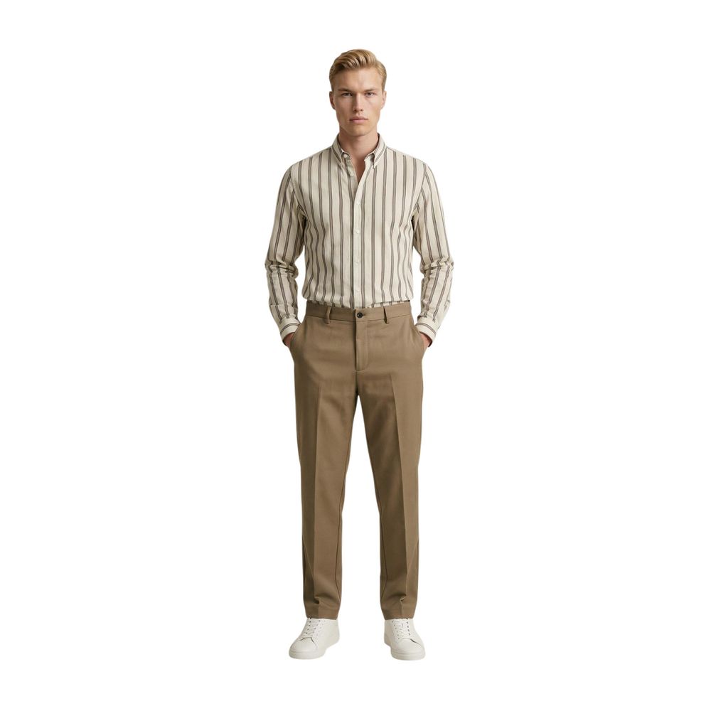 Gianni Lupo Beige Skinny Pants