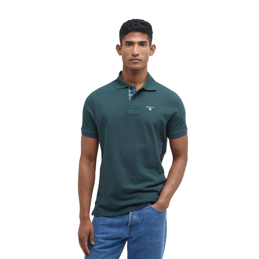 Barbour Bicolor Cotton Polo Shirt