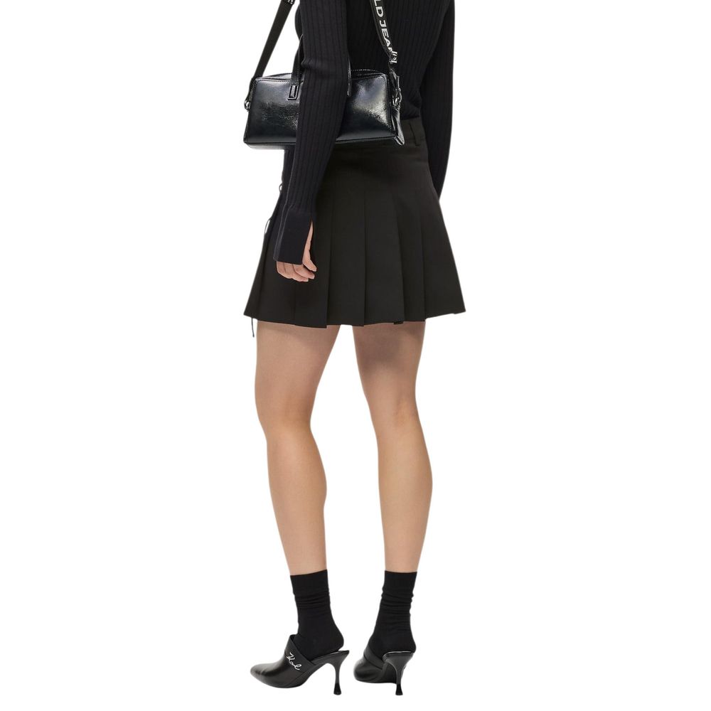 Karl Lagerfeld Black Mini Skirt