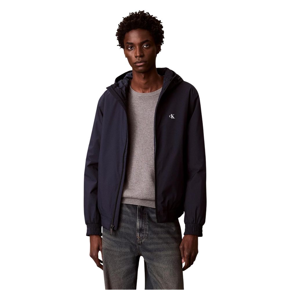 Calvin Klein Jeans Blue Recycled Full-Length Jacket