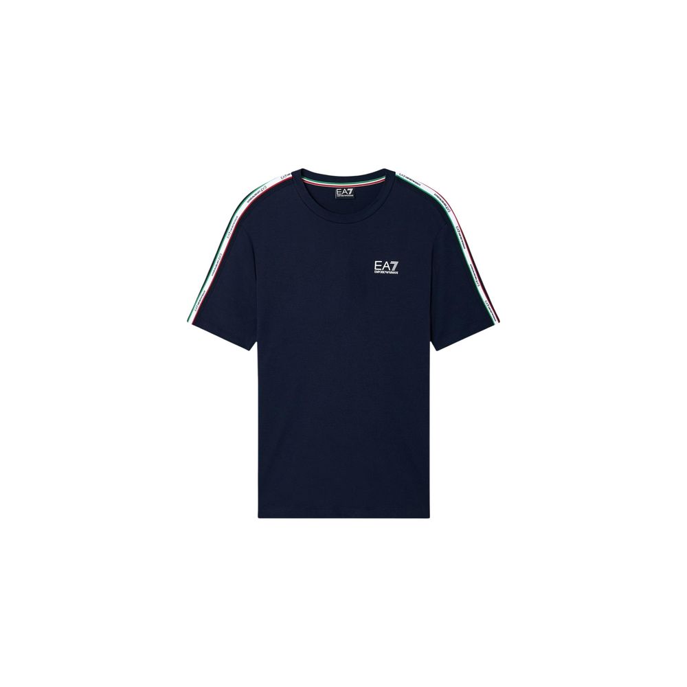 EA7 Emporio Armani Blue Cotton Sportswear