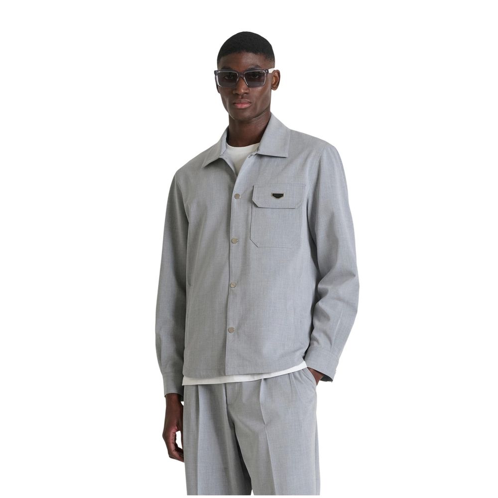 Antony Morato Gray Dress Shirt