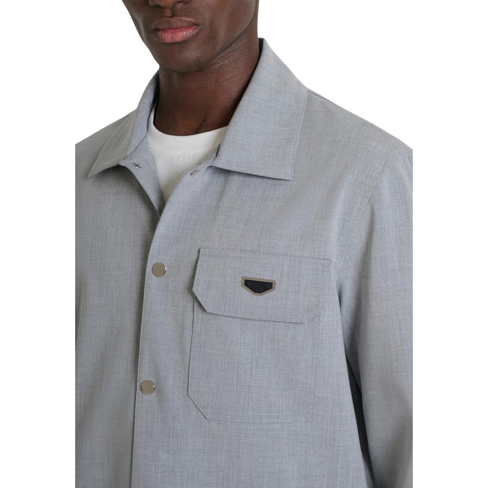Antony Morato Gray Dress Shirt