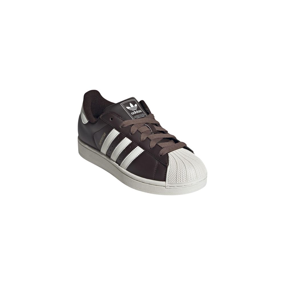 Adidas Originals Brown Leather Low Top Sneakers