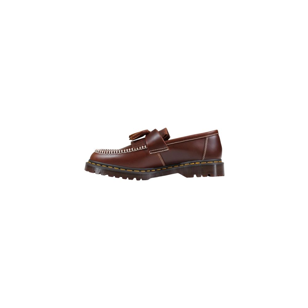 Dr. Martens Brown Leather Slip-On Loafers