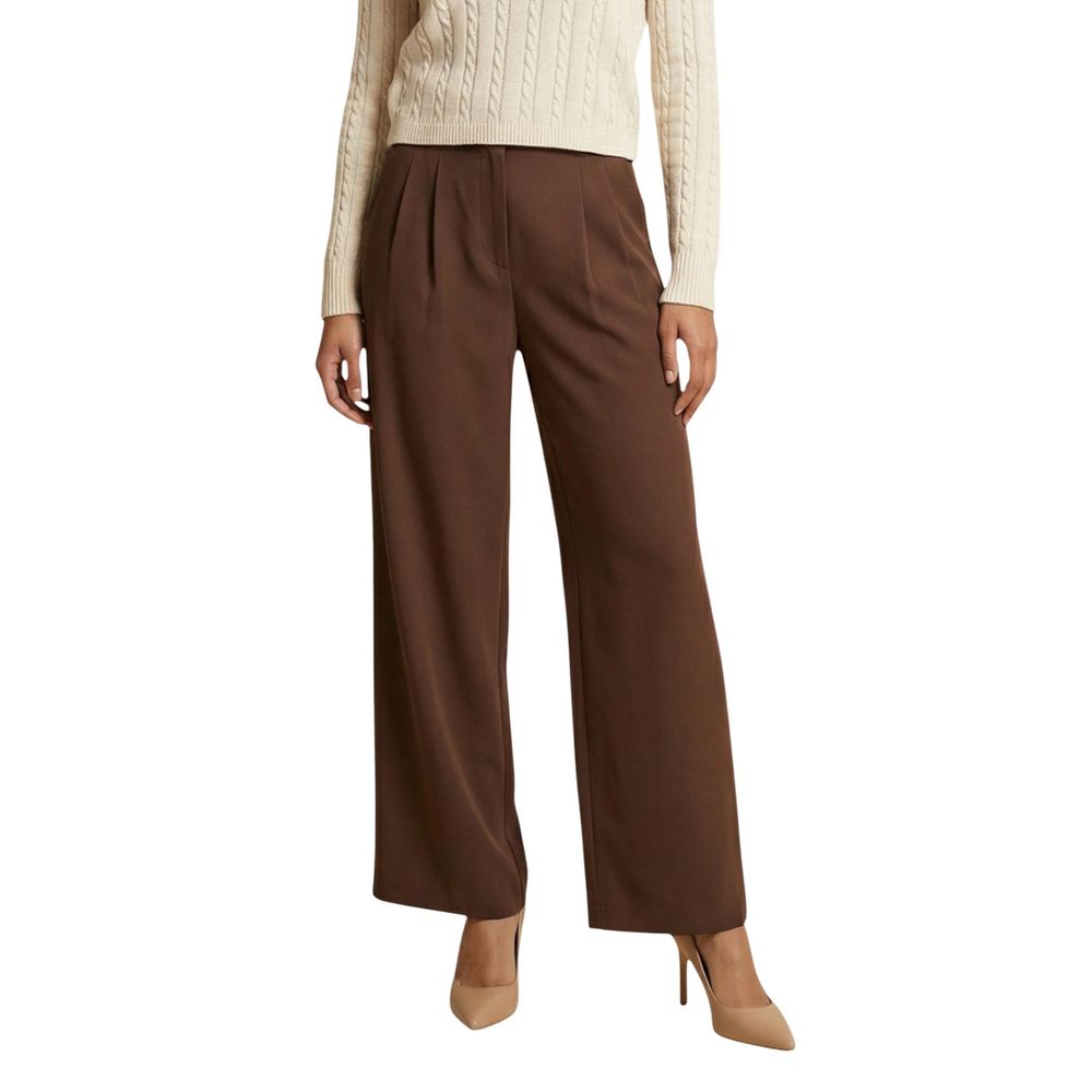 Only Brown Recycled Casual Pants
