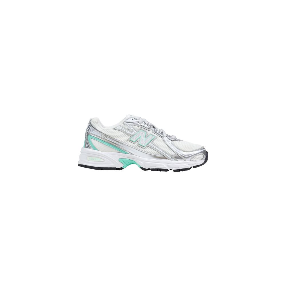 New Balance Silver Synthetic Athletic Sneakers