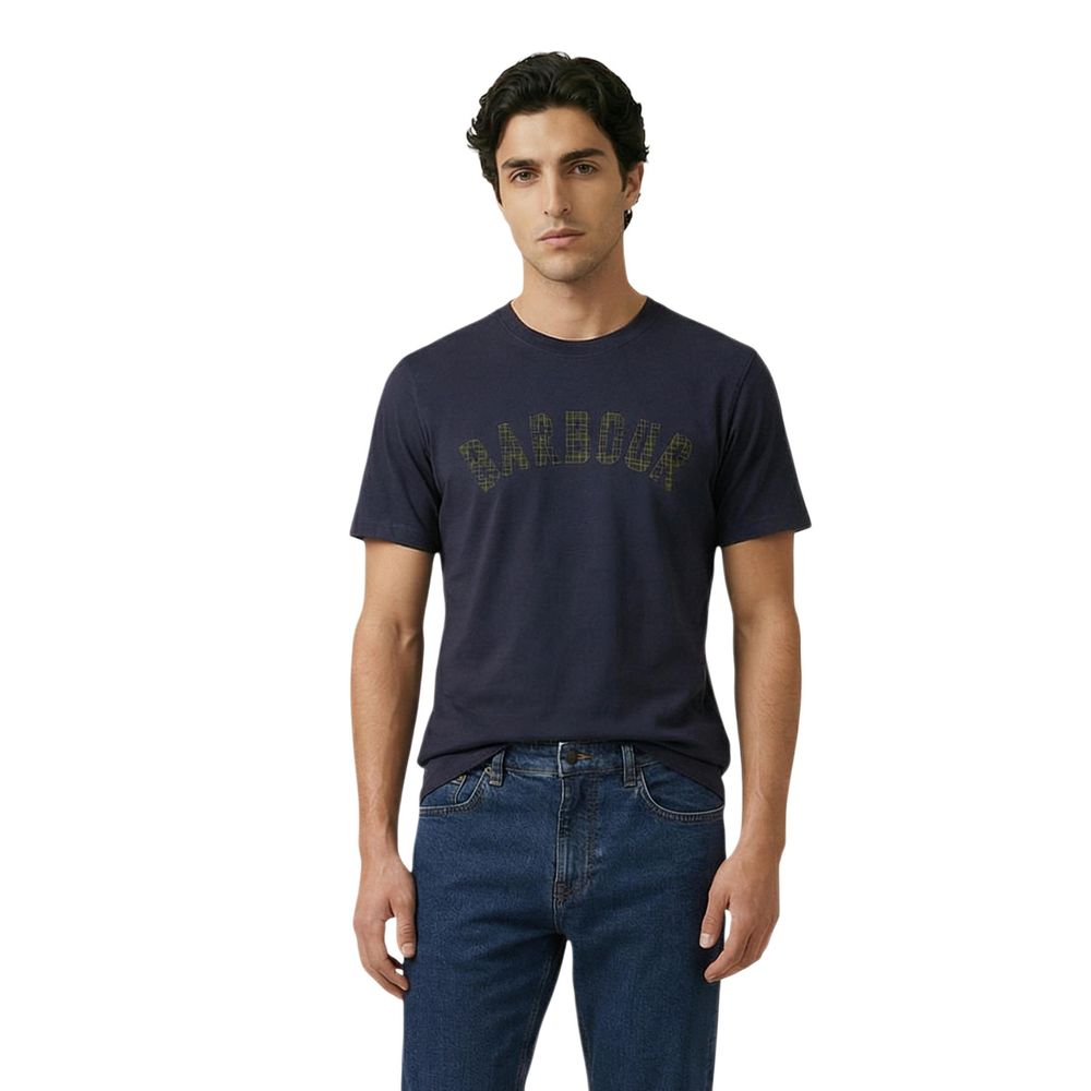 Barbour Blue Cotton T-Shirt