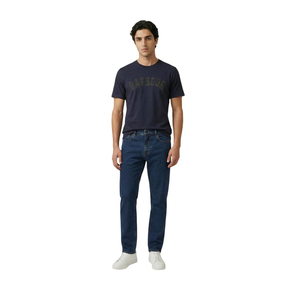 Barbour Blue Cotton T-Shirt