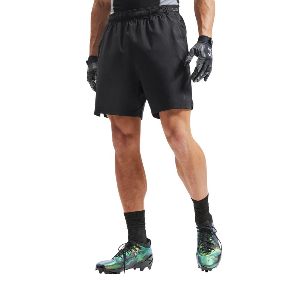 Under Armour Black And White Polyester Bermuda Shorts