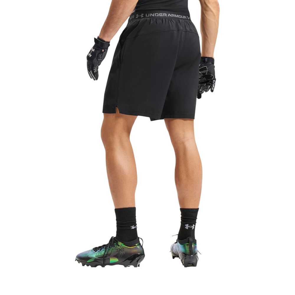 Under Armour Black And White Polyester Bermuda Shorts