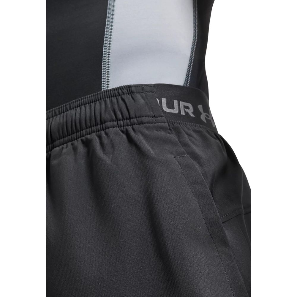 Under Armour Black And White Polyester Bermuda Shorts