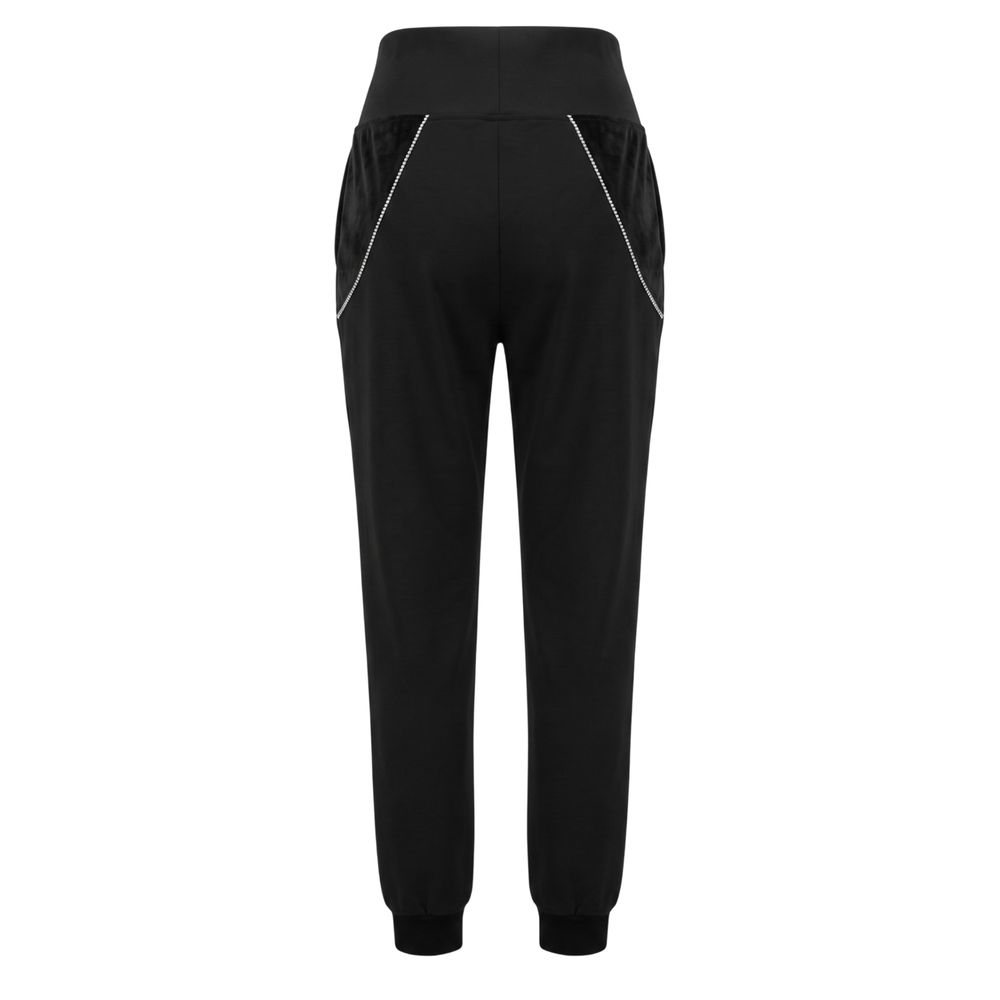 Philipp Plein Black Cotton Women's Sweatpant