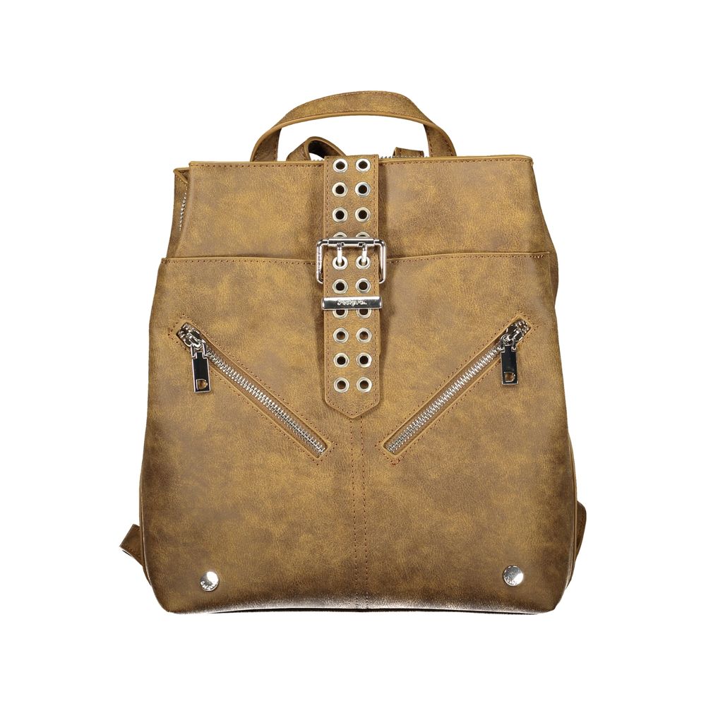 Desigual Brown Women's Backpack for Trendy Adventures