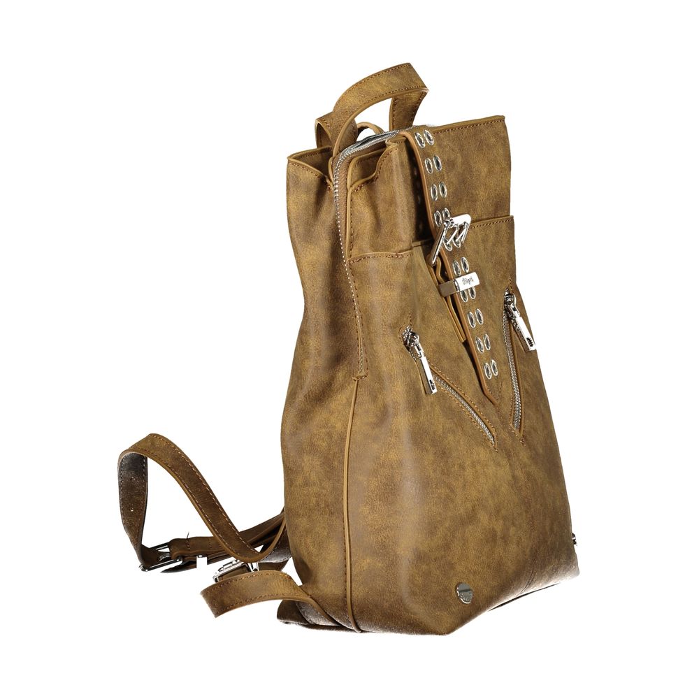 Desigual Brown Women's Backpack for Trendy Adventures