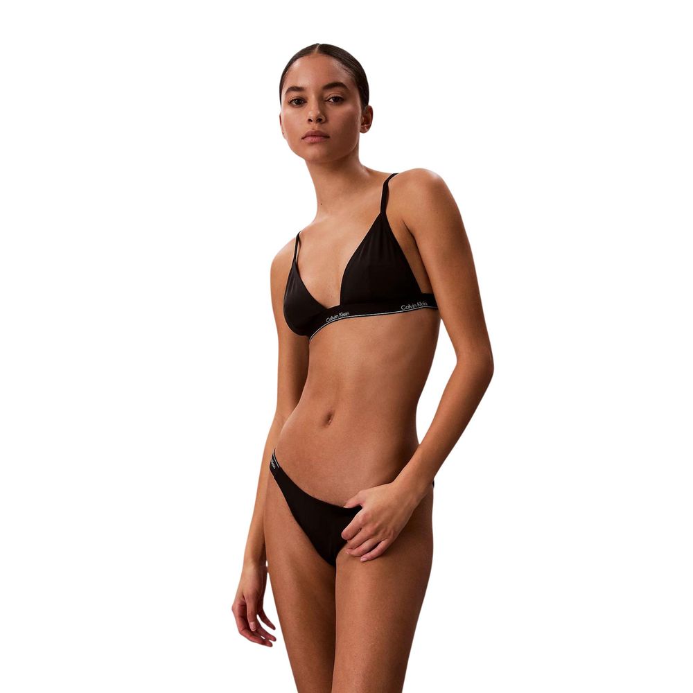 Calvin Klein Jeans Black Recycled Bikini