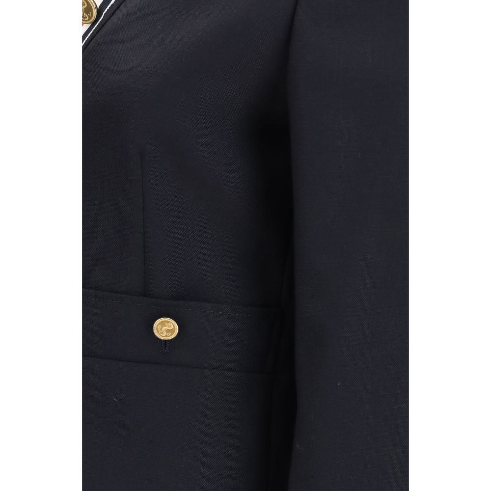 Thom Browne Blue Wool Jacket